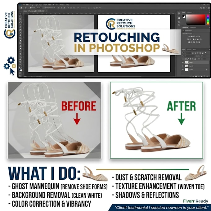 do professional image retouching and photoshop retouch