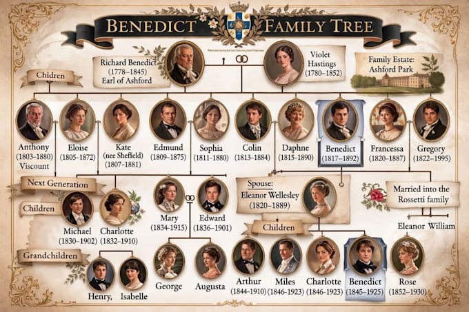 create a professional custom family tree design