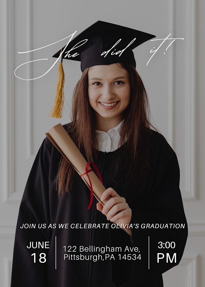 design your flyer, invitation, or brochure