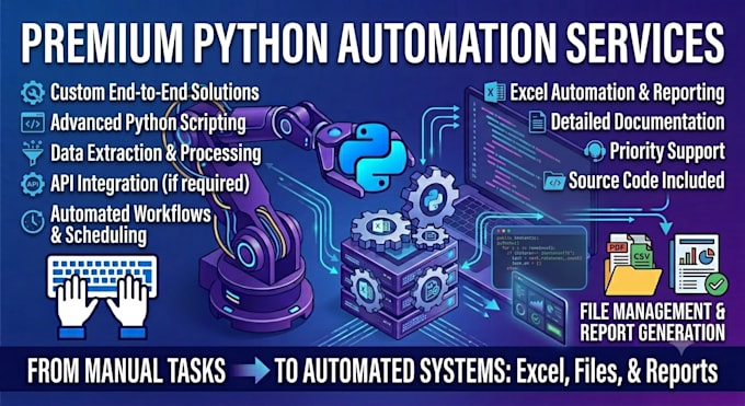 automate repetitive tasks using python scripts