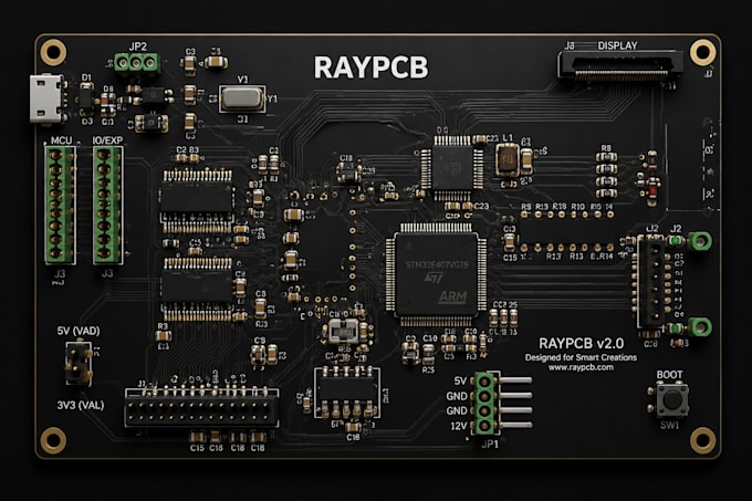 design pcb layout, schematic and gerber files ready for manufacturing