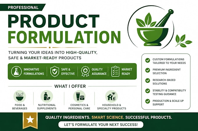 do cosmetic formulation development