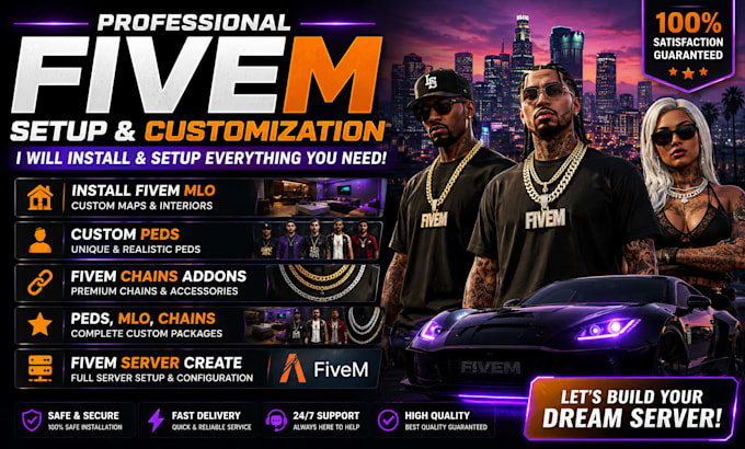 install fivem mlo custom peds fivem chains addons peds mlo fivem chains server
