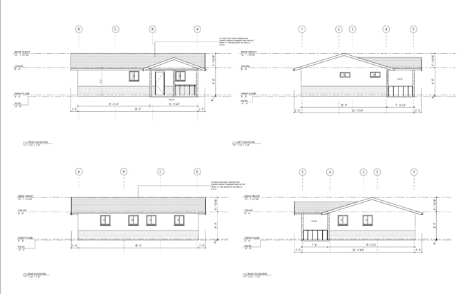 create a professional architectural plan