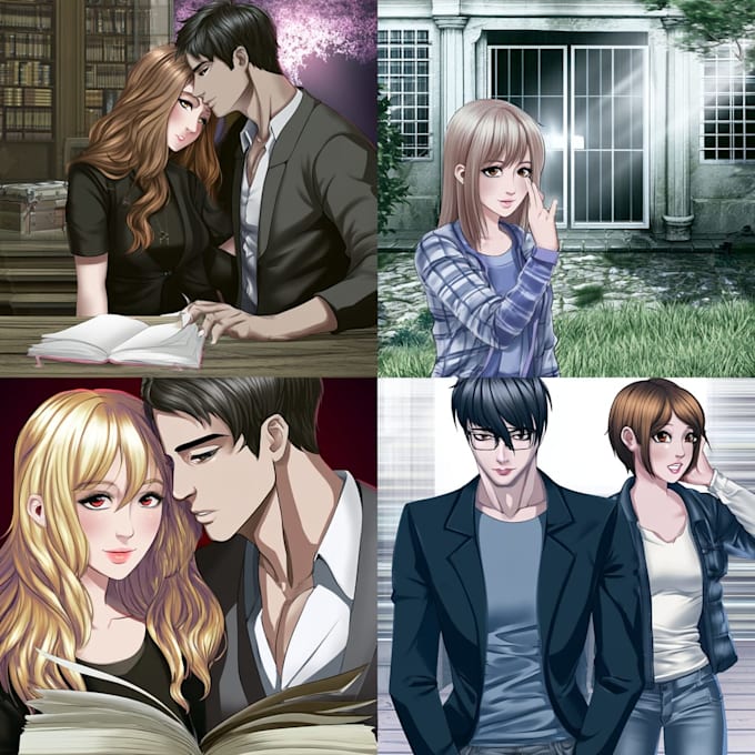 create manga webtoon comic in any genre romance action