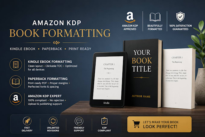 do amazon kdp book formatting kindle ebook formatting