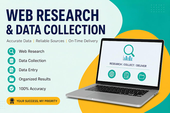 do web research ,data collection
