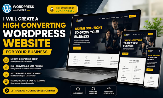 design wordpress website for your local business
