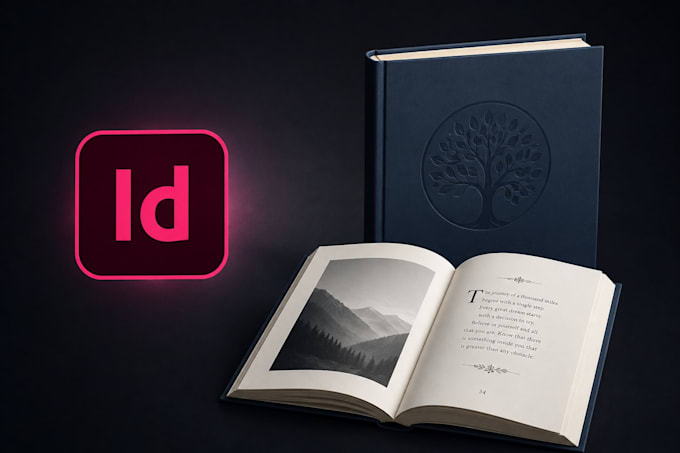 professional book interior formatting, KDP print in indesign