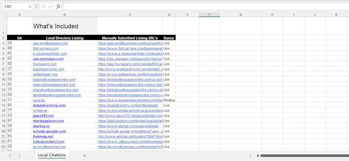 high quality local citation building for local SEO