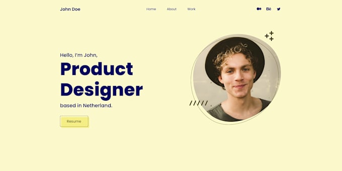 build a portfolio website for you