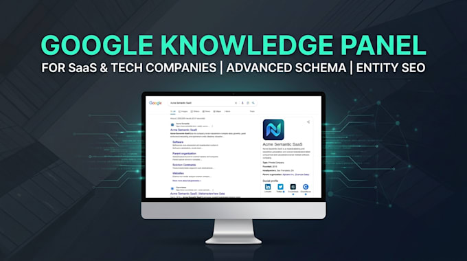 engineer a verified google knowledge panel for saas companies