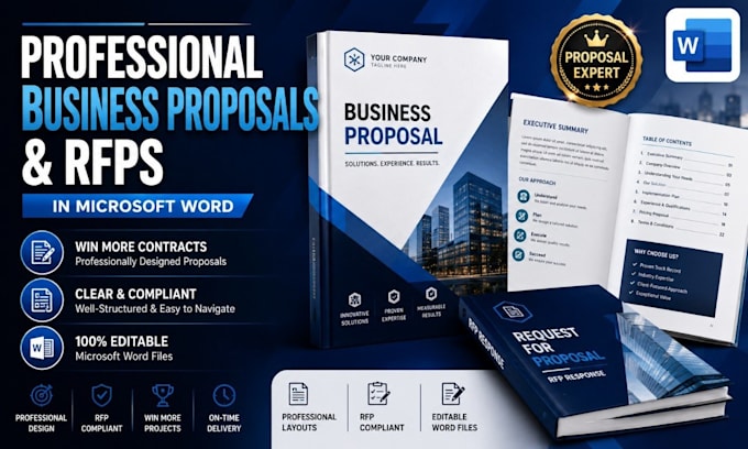 format professional business proposals and rfps in microsoft