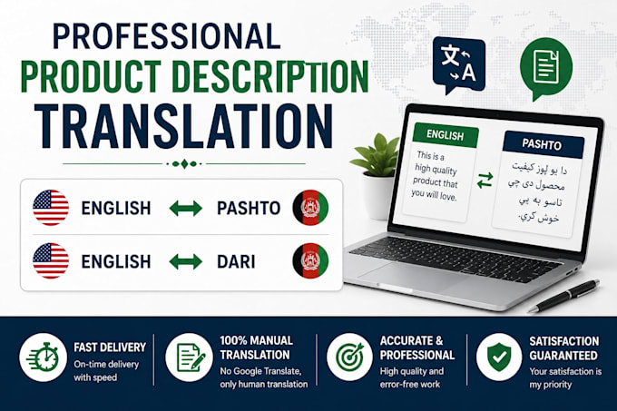 translate product descriptions professionally