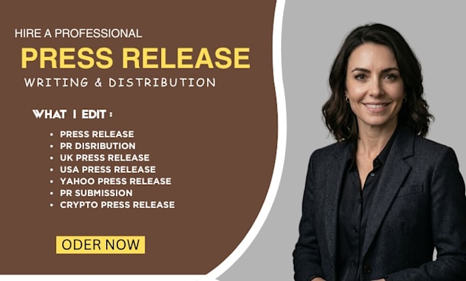 do press release creation, distribution, and media outreach