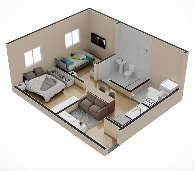 renovate 3d floor plan, isometric planning,architect exterior,interior rendering