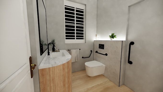 3d model and render