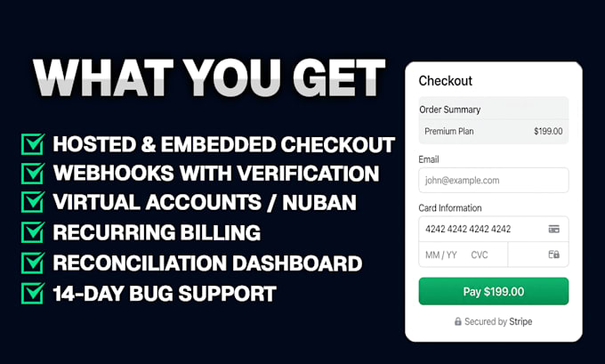 integrate paystack flutterwave or stripe payments into your app