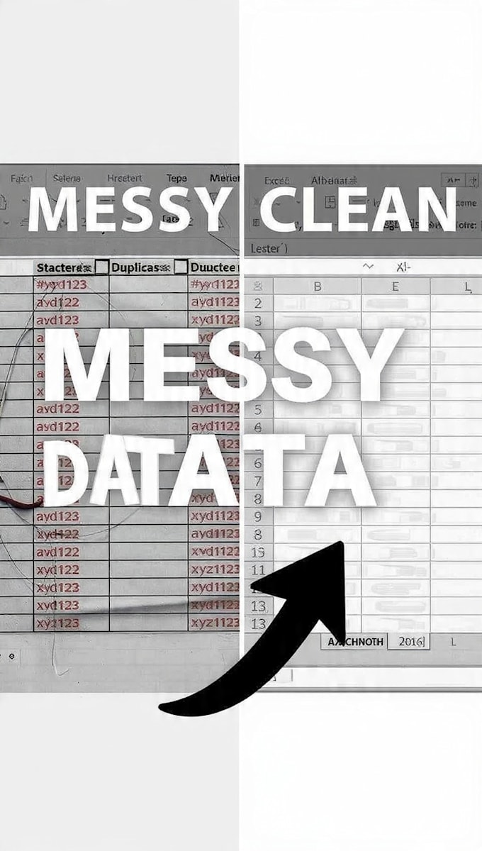 do excel data cleaning, remove duplicates and fix errors