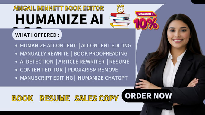rewrite ai content manually, humanize ai content for article, blogs and resume