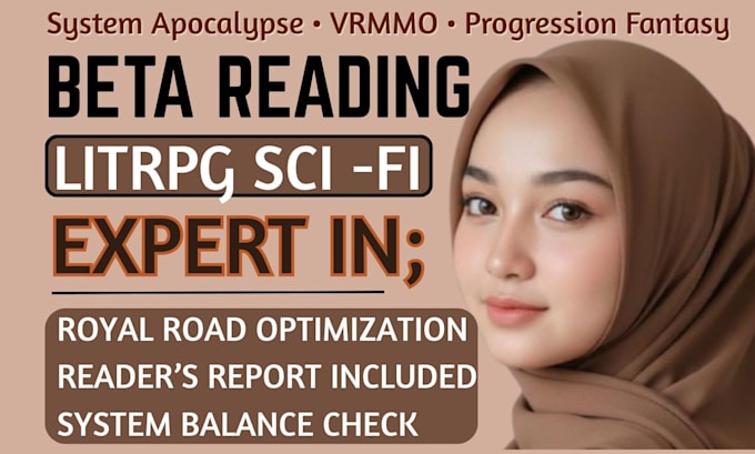 beta read your litrpg or gamelit novel