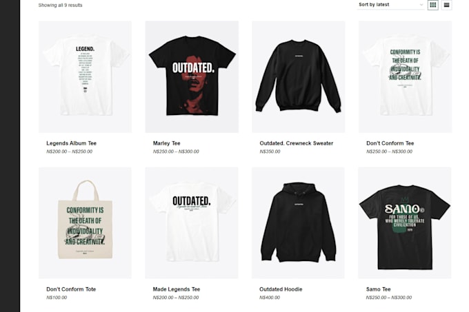 build you a wordpress website shop using woocommerce