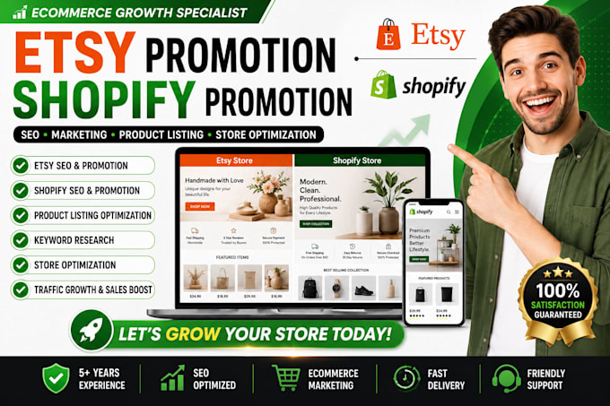 do etsy promotion shopify promotion etsy SEO shopify and product optimization