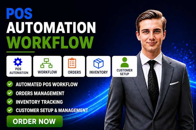 pos automation workflow orders inventory customer setup