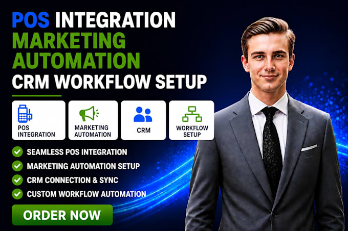 pos integration marketing automation CRM system setup