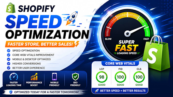optimize shopify store speed and improve core web vitals