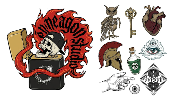 create awesome custom artwork and illustrations
