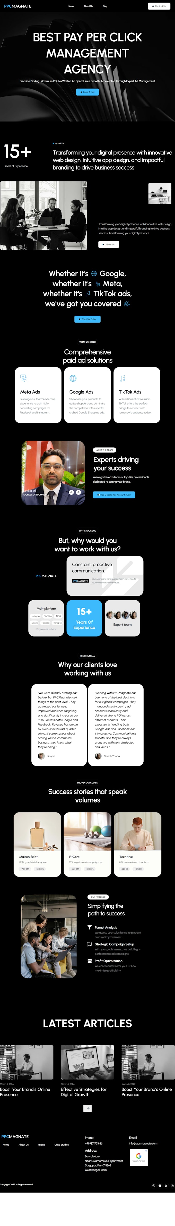 design and develop a responsive wordpress website with elementor