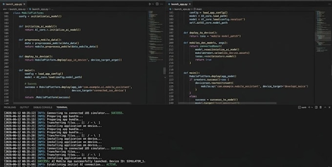 develop ai mobile apps, ai website, ai chatbot, ai agent