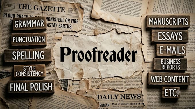 be your expert ghost writer and meticulous proof reader
