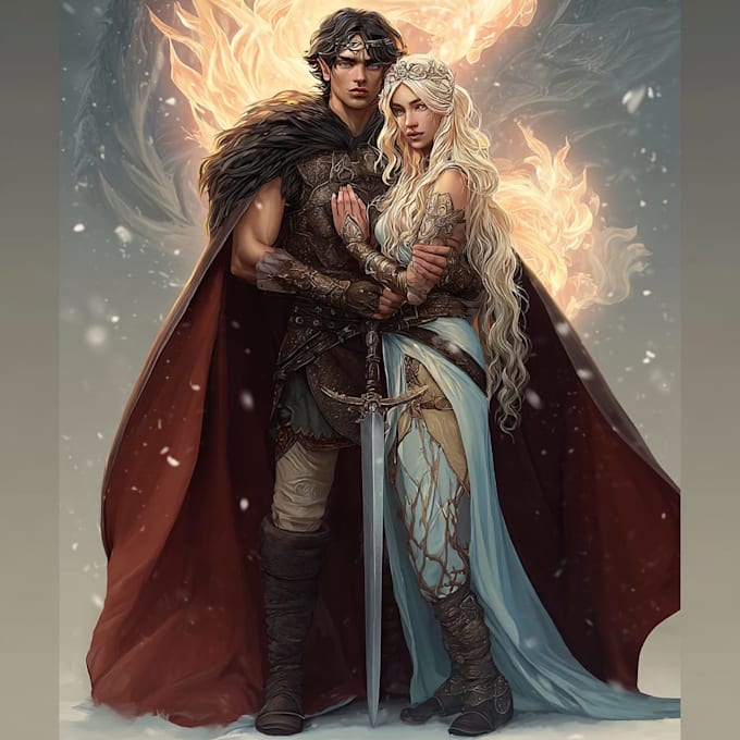create a beautiful character artwork for you