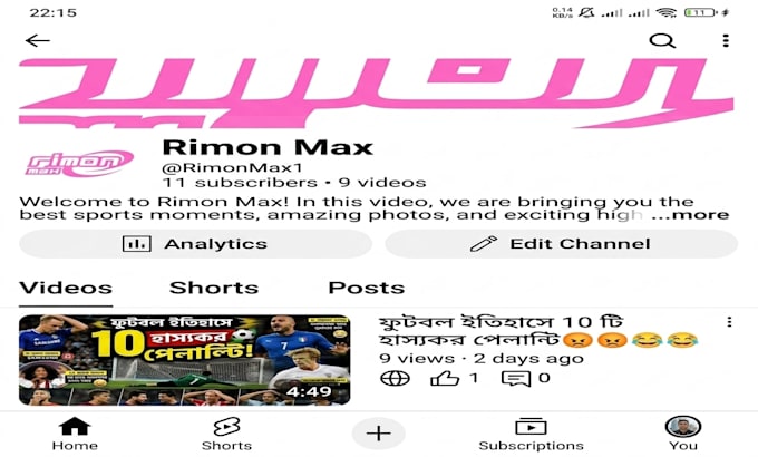 do professional youtube channel create, setup, and SEO optimization for growth