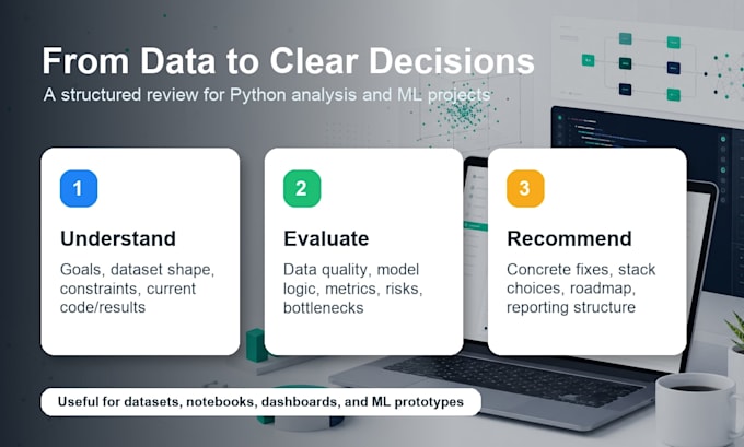 build python data analysis, ml models and dashboards