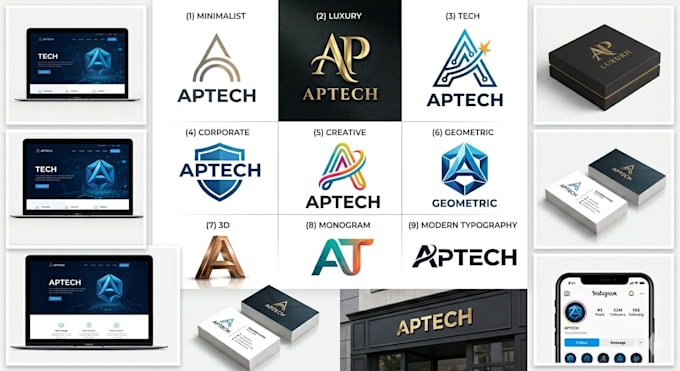 elegant logo with luxury design