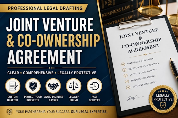 draft a joint venture and co ownership agreement
