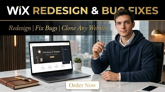 redesign your wix website, fix bugs, and clone any existing site