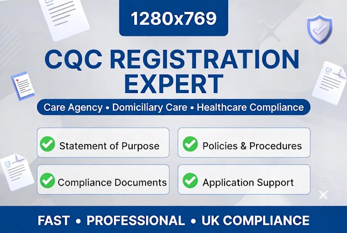 do cqc registration, compliance documents and application support