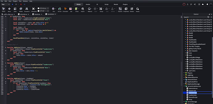 script roblox games and code custom luau mechanics