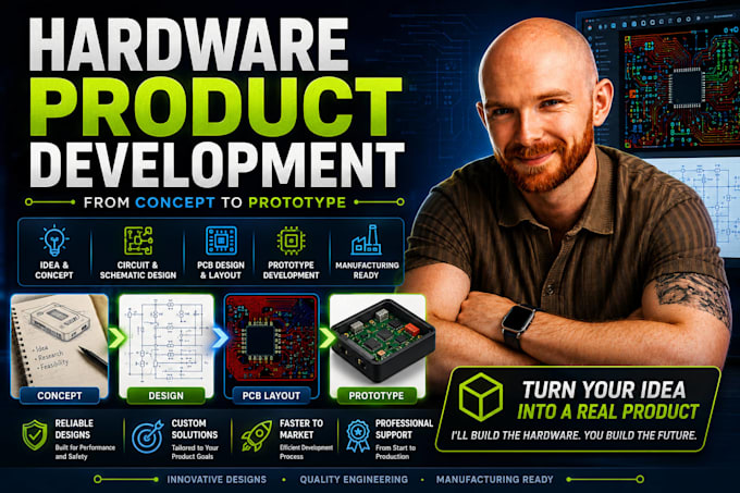 develop your electronics product from concept to prototype or end to end product