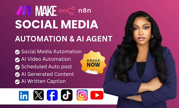 create n8n workflows, ai automation and agent systems