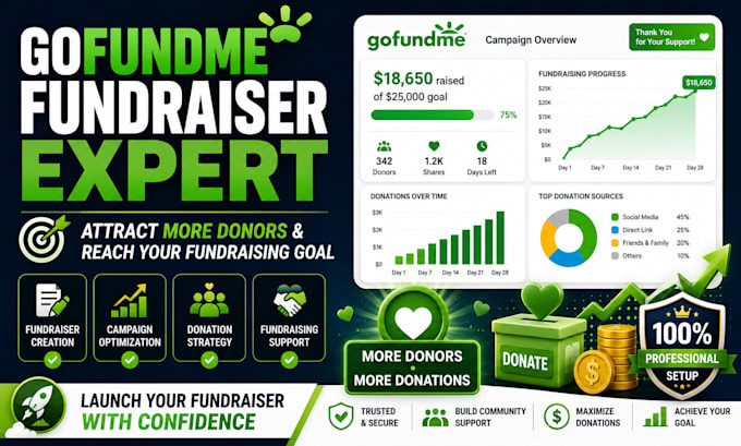 create a gofundme fundraiser that attracts donors