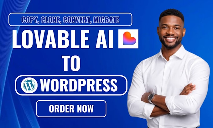 convert lovable website to wordpress elementor, lovable to wordpress, lovable ai