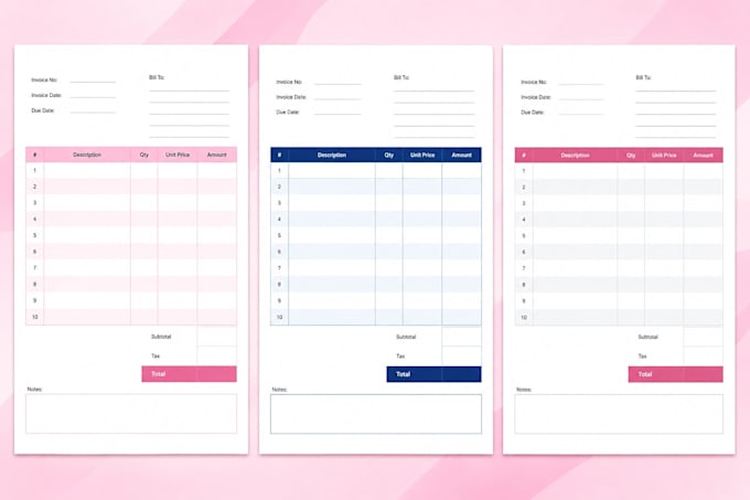 design editable invoice and receipt templates in ms word