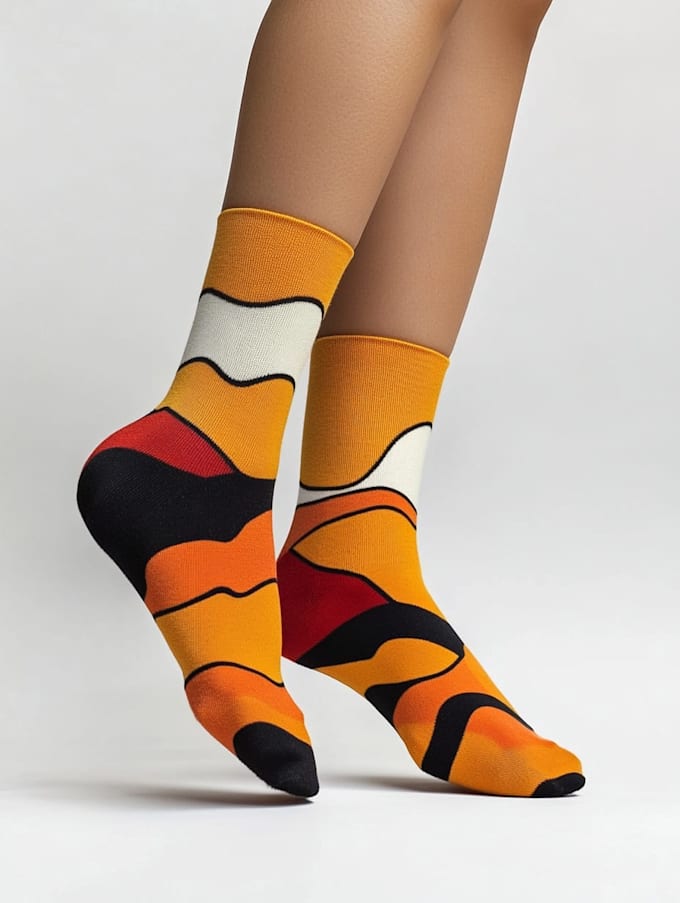 design custom and unique socks design