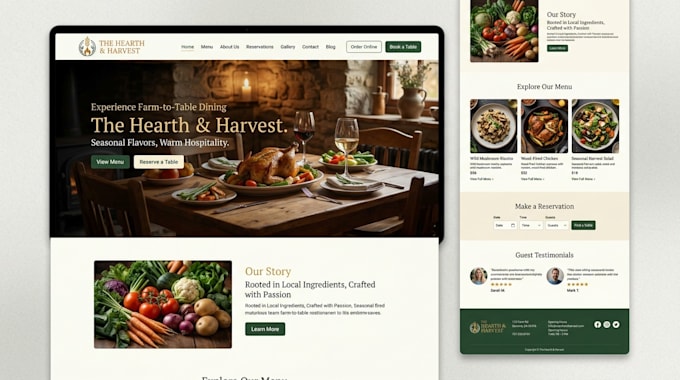 design redesign a wix restaurant website cafe website with online ordering