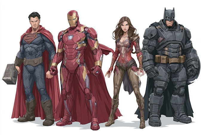 do a superhero comic